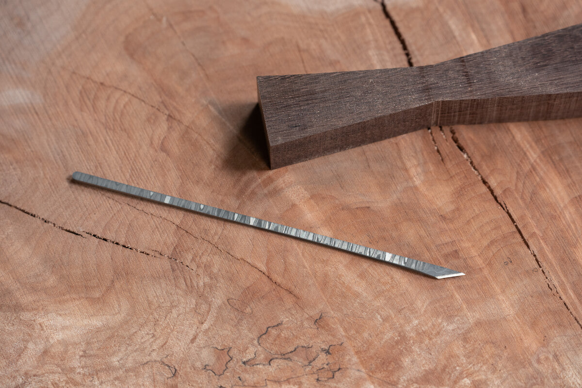 The Damascus Toothpick Marking Knife