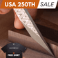 USA 250th Birthday Sale: Damascus Marking Knife with FREE Blacktail Studio Tri-Blend Tee