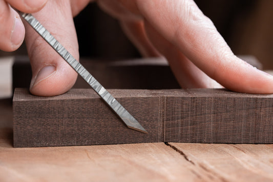 The Damascus Toothpick Marking Knife
