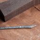 The Damascus Toothpick Marking Knife