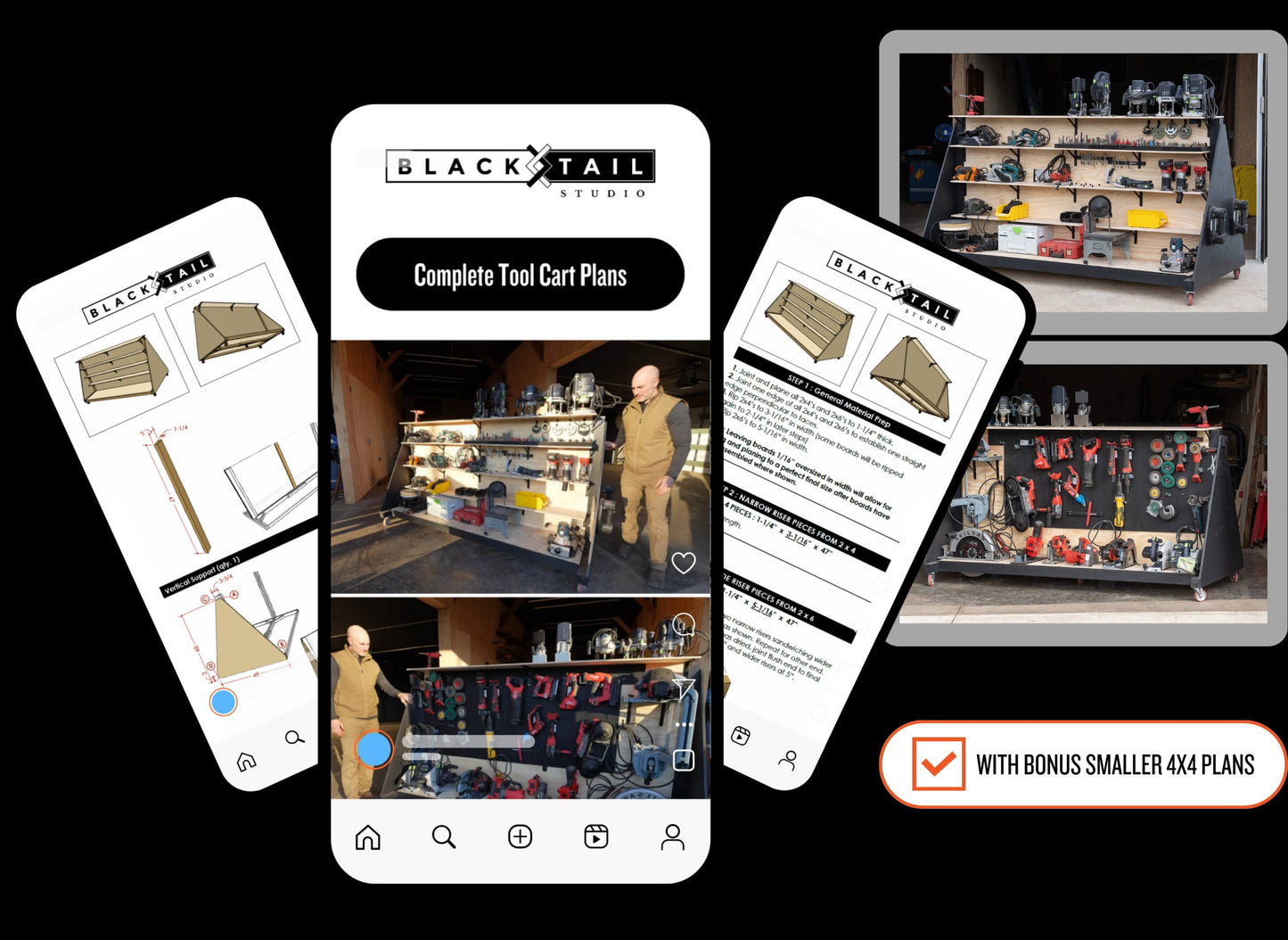 Launch Sale – Save 50%: The Ultimate Tool Cart Plans