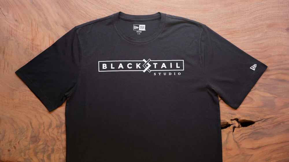 Father's Day Sale: Damascus Marking Knife with FREE Blacktail Studio Tri-Blend Tee